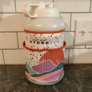 HydroJug Insulated Water Bottle with mountain Sleeve